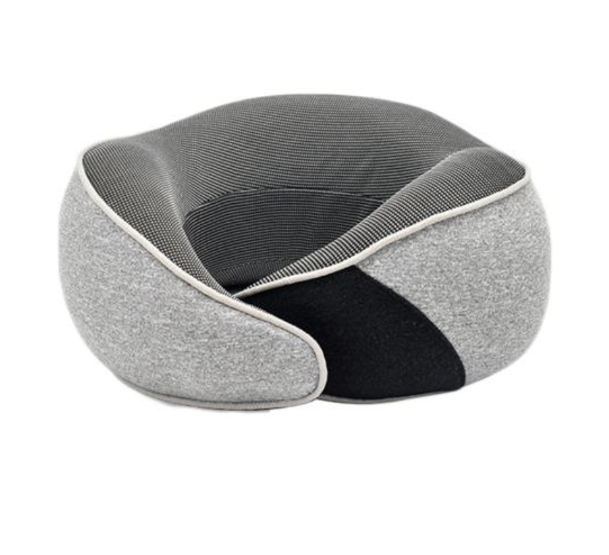 Travel Neck Pillow Ultra-Compact Portable Design for Airplane, Car & Office - Adjustable